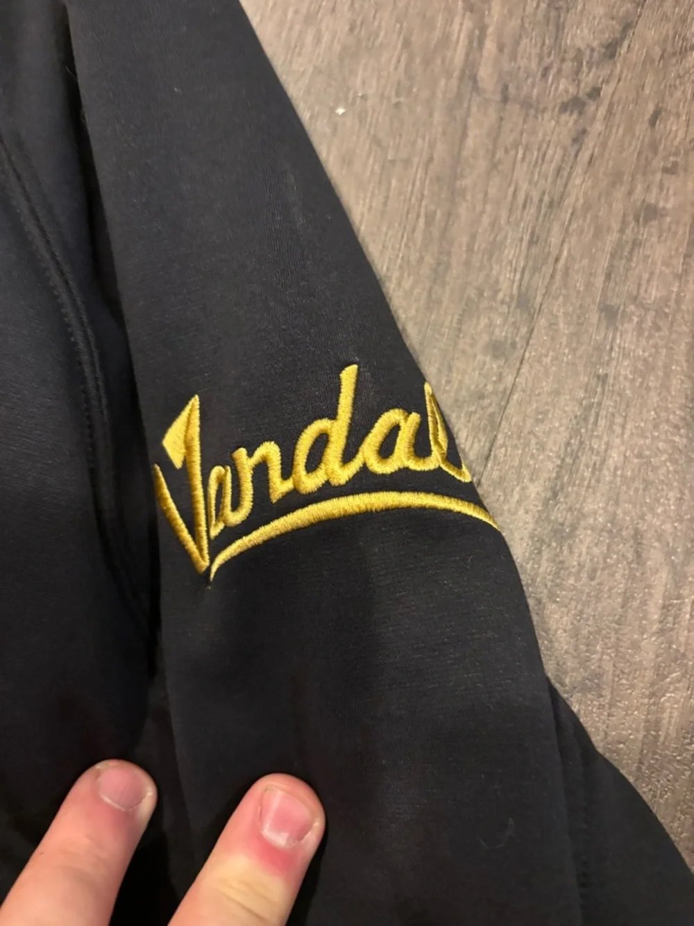 Under Armour Black & Gold Vandals Full-Zip Performance Jacket